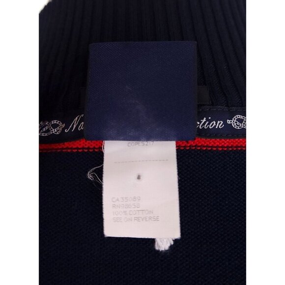 Paul & Shark Yachting Striped 1/2 Zip Sweater L Mens Navy Blue Collection $375 - Picture 11 of 15